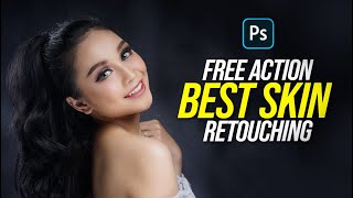 Skin Retouching TERMUDAH + Free Action Photoshop