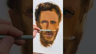 Hugh Laurie Fast Painting #shorts