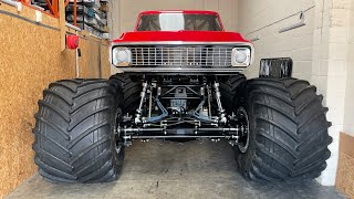 Giant Monster Truck in my TINY Garage