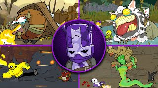 Castle Crashers HD Remake - All Bosses + Ending (2D indie-art game)