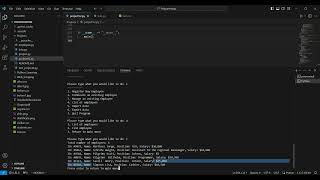 CS50 Intro to Python - Final Project - Employee Management System