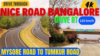 [4K] Drive Thru Nice Road Bangalore l Mysore Road - Tumkur Road I Best Road in Bangalore l  Jul'23