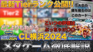 【ポケカ/徹底解説】CL横浜2024環境メタゲーム解説!!〜わかりすぎてわかり哲也になった〜【Tierランク】