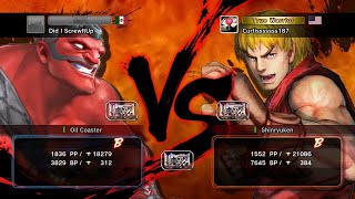 [USF4] Did I ScrewItUp (Hakan) vs. Curtisssssss187 (Ken) [Ranked Match]