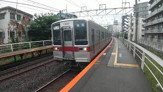 東武１０0３０系普通池袋行き下板橋駅発車