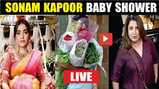 Sonam Kapoor Baby Shower | Pregnant Sonam Kapoor Baby Shower Inside Video & Photos