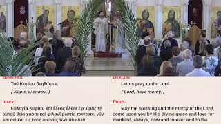 Live - 17 April 2022, Palm Sunday, Matins and Divine Liturgy