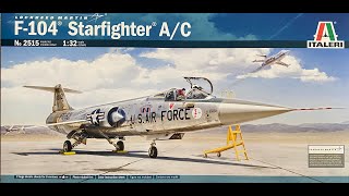 Italeri, F 104, Starfighter A/C 1:32, what's in box