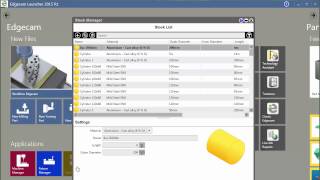 Edgecam Workflow's Stock Database