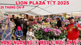 Hàng Ngàn Người Tập Trung Ngày 26 Tháng Chạp Đi Chợ  Mua Sắm Đốt Pháo Tại Lion Plaza Tết 2025