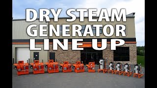 Wolverine Dry Steam Generator Line Up - Easy Kleen