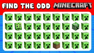 291 Brain Hacking Puzzle🧠| Find the ODD One Out 🔍 | Minecraft Quiz ⛏️ | Easy, Medium, Hard Levels 🏆