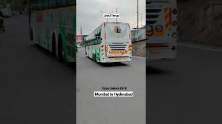 Volvo B11R Celeste of Orange Travels | Mumbai to Hyderabad