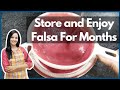 How To Store Falsa Pulp For Longer Duration | Falsa Store Karne Ka Tareeka