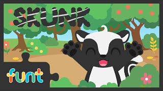 SKUNK SONG | 스컹크송 | 동물 동요 | 감각송 | 펀트와 친구들 | 펀트 영어 동요 | FUNT SONG