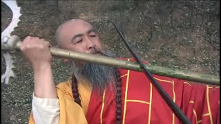 [Anti-Japanese Kung Fu Movie] The old monk,hiding his true abilities,defeats five Japanese samurai