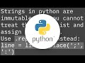 Replacing instances of a character in a string