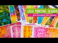 Brand New Way to use Stencils for Gelli Printing ❤️‍🔥 Don't get paint on your Stencils!