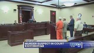 Man accused of murder in Rowan County pleads not guilty