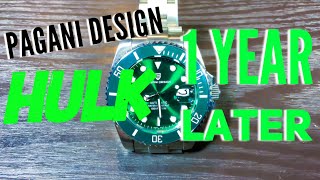 Pagani Design HULK Submariner - 1 year Later