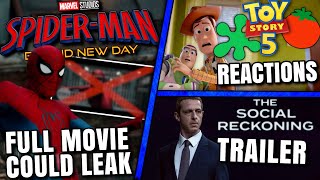 Spider-Man Leaks Get Worse, Toy Story 5 Reactions, Social Network 2 Trailer & MORE!!