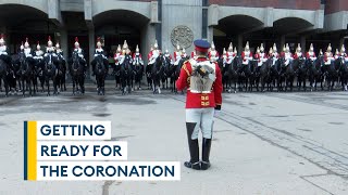 Behind the scenes with the Household Cavalry on Coronation Day