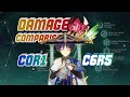 HOW GOOD IS HE? WANDERER C0R1 VS C6R5 DMG COMPARISON WITH 2-SET GLADI & 2-SET VIRISDESCENT ARTIFACT