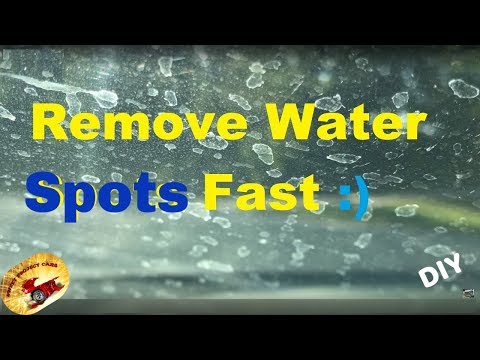 Remove Calcium Water Spots on Glass PERMANENTLY !! Remove Calcium Water Spots on Glass PERMANENTLY !!
