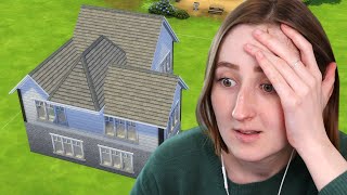 I tried fixing my little sister's builds in The Sims 4