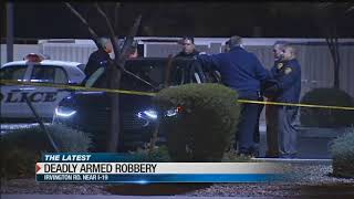 One man dead after armed robbery shoot out
