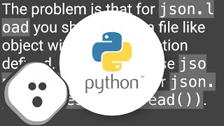 AttributeError("'str' object has no attribute 'read'")