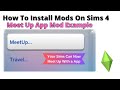 How To Install Meetup App Mod For Sims 4 | 2024