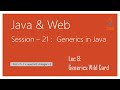 Generics in Java | #8 | Java Generics Wildcard Tutorial | Wildcard Generics in Java