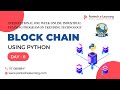 BlockChain With Python | Industrial Training Program | Blockchaintraining