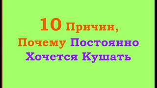 10 Причин, Почему Постоянно Хочется Кушать