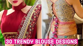 30 trendy blouse designs #stylingtips #fashionhacks #girlgrooming #trendingstyle