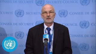 Estonia on Ukraine - Security Council Stakeout | United Nations