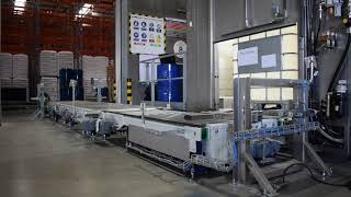 Filling Robot for repacking liquid chemicals in Dubai, Jebel Ali