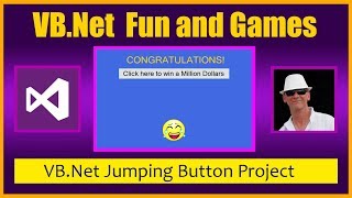 VB Jumping Button Game - Visual Basic VB.Net Beginners Tutorial