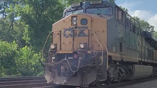 CSX 905 and 3474 ES44AH (GC) Speeding through Folkston, Georgia!