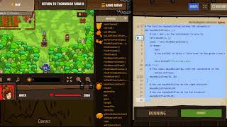 CodeCombat.Python. Return to thornbush farm B