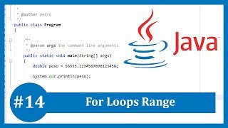 Java Tutorial #14 - For Loop Create Range