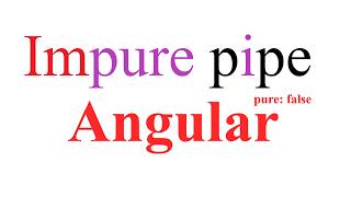 S14. Impure pipe with custom pipe in angular | angular full course | by ponnam jay |