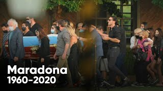 Maradona ya descansa en paz junto a sus padres: así fue su entierro en el cementerio de Bella Vista
