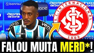 🚨BOMBA! OLHA A MERD* QUE O EDENÍLSON DISSE SOBRE O INTER! DEU RUIM! ÚLTIMAS NOTÍCIAS DO INTER HOJE!