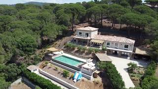 VIlla en location à La Croix Valmer   réalisation et drone pour Villa Rental Saint Tropez