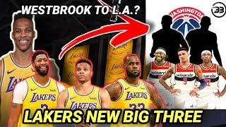 LAKERS TRADING RUSSELL WESTBROOK | LAKERS NEW BIG THREE