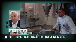 10-15 százalékkal drágulhat a kenyér 20-01-14