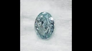 【GIA鑑定書付】超希少 天然 ブルー ダイヤモンド 2.02ct fancy green blue SI-2 オーバルカット