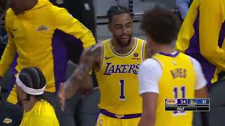 D'Angelo Russell BOMBA from half court